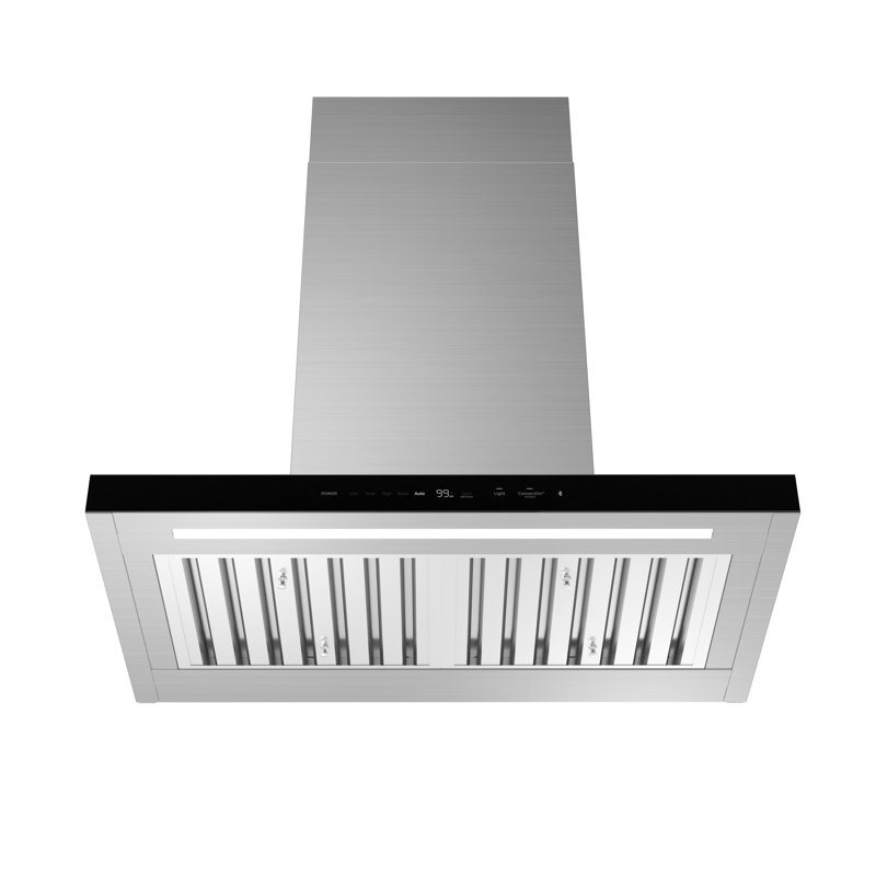 36" Chimney Wall Hood, 1,200 CFM (780 CFM Capable), Silver Stainless