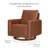 Poe Channeled Swivel Glider-97873124