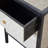 Solid Wood Nightstand, 3 Drawer