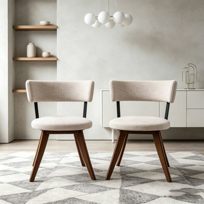 Chaises de salle à manger rembourrées Modern