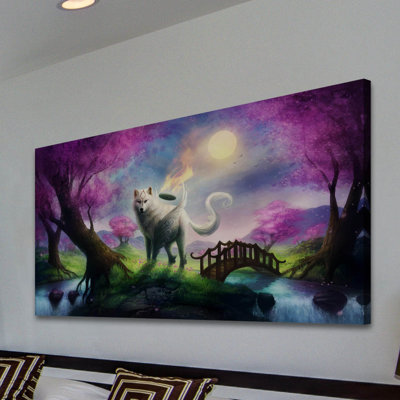 Okami 1 Piece Wrapped Canvas Wall Art