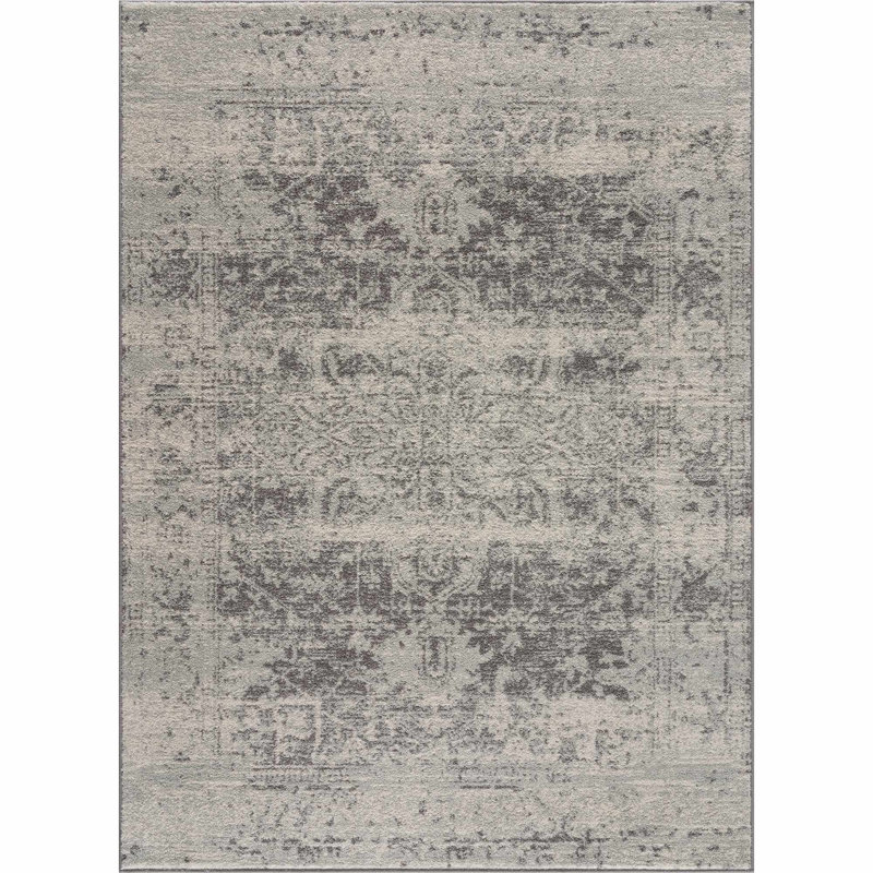 Glendalee Oriental Design Beige Area Rug, Runner 2'7" x 7'3"