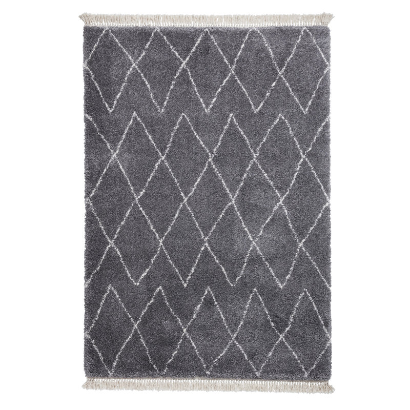 Wagner area rug Machine Woven Rectangle Grey, Rectangle 160 x 230cm