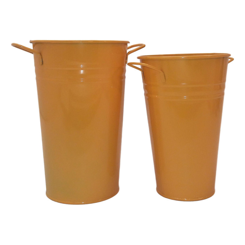 Lawton Handmade Metal Table Vase, Saffron