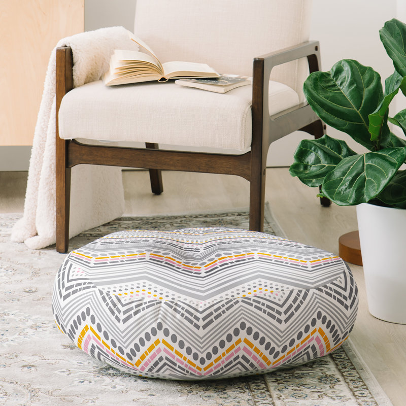 Oreiller de plancher rond napolitain Heather Dutton