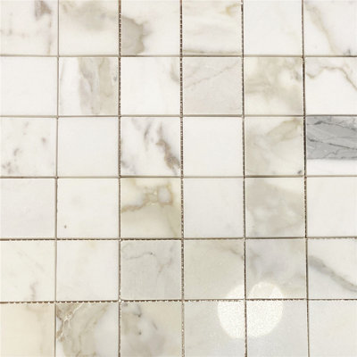 Calacatta 12" x 12" Marble Mosaic Tile