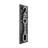 Floating Stand-Off 4-Number Vertical Sign, Black /W/ Silver Modern Font Numbers-105269944
