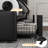 Upholstered Bed Frame with Headboard, Storage Drawers & Wooden Slats, No Box Spring Needed-1041660318-1041660304