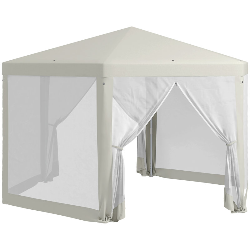 Steel Canopy, White