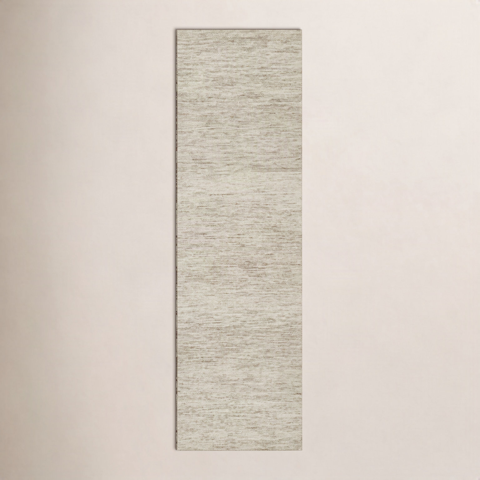 Gray Sand Hand-Tufted Wool Rug, Runner 2'3" x 8'