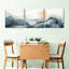 «Mountain Waves On Mountainscape», ensemble de 3 pièces sur toile par Jennifer T-93060738