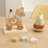 Freniland - Unicorn Baby Gift Set for 12+ Months | 12Pcs Shape Sorter, Stacker, Bead Coaster Toy(CPC Certified)