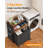 Laundry Hamper Laundry Sorter with 2 Removable Bags Laundry Basket with Shelf Drawers