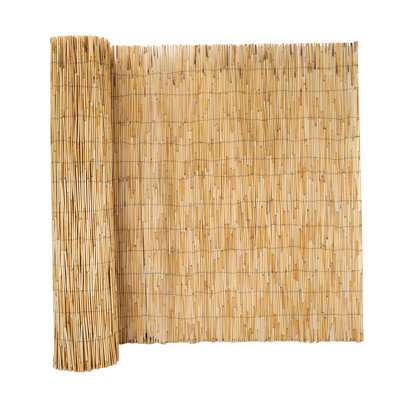 Natural Reed Fencing Roll, 4ft X 13ft Reed Screen Curtain, Eco-friendly Balcony And Patio Reed Fence For Outdoor Backyard