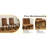 Kamden Heavy-Duty Faux Leather Dining Chairs with Iron Frame-115285065-118804534