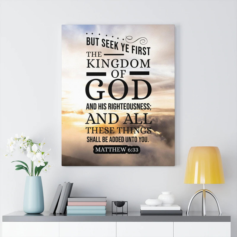 The Kingdom Of God - Wrapped Canvas Print, 41cm H x 30cm W