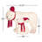 2-Piece Polar Bear Lighted Display Set