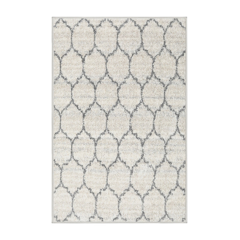 Tapis contemporain ivoire, Rectangle 2 pi x 3 pi