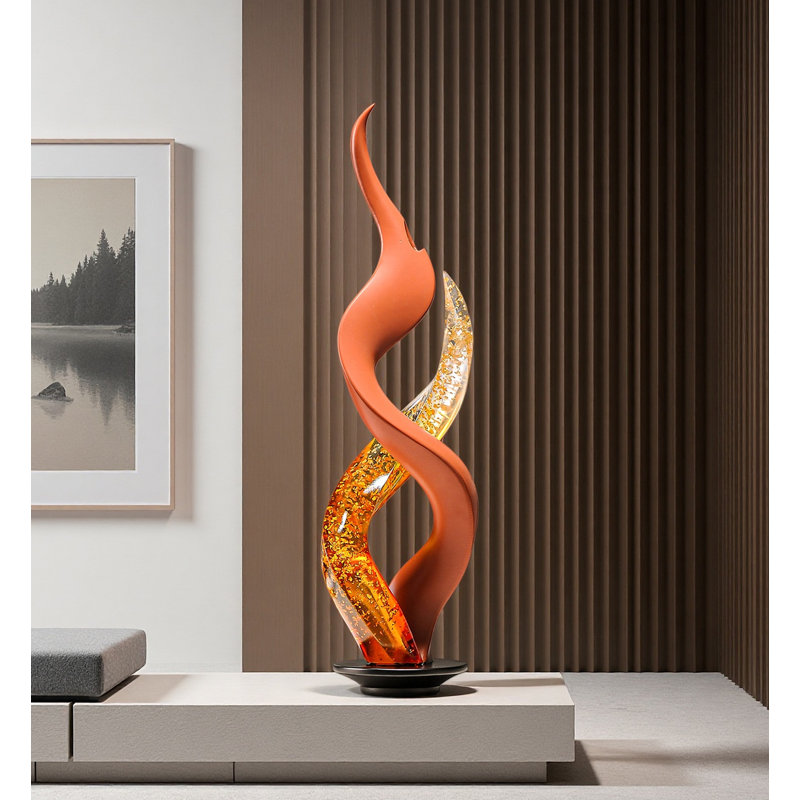 Les décorations en résine de luxe et de style sont en plein essor, Orange