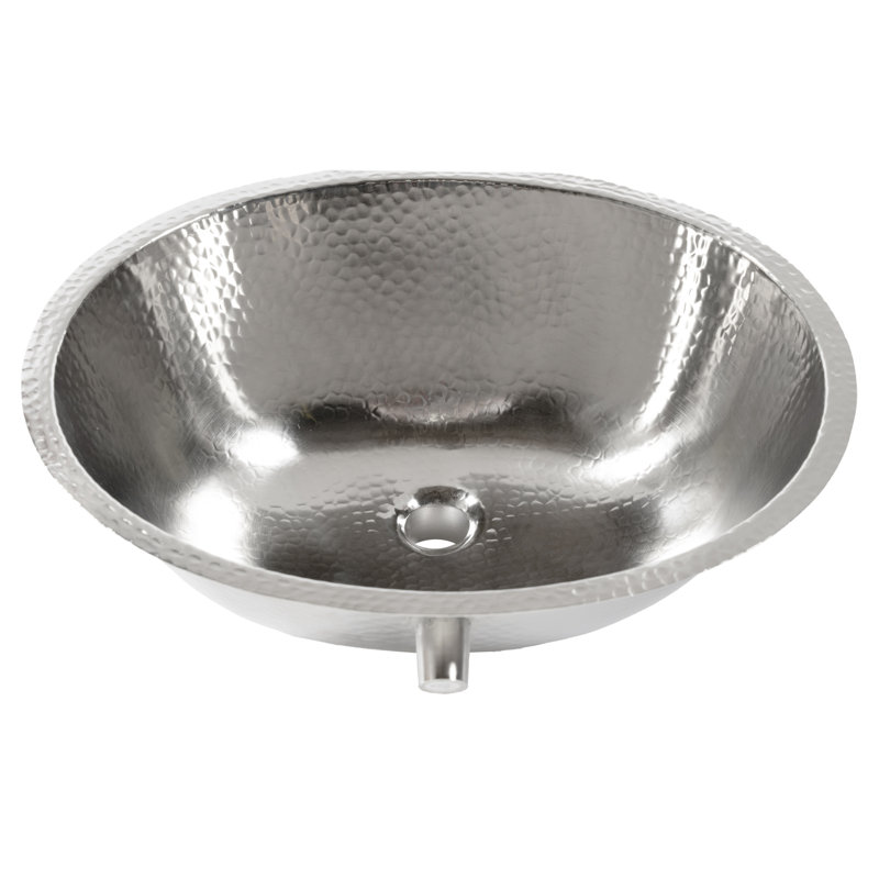Freud 19" Undermount Bathroom Sink in Nickel