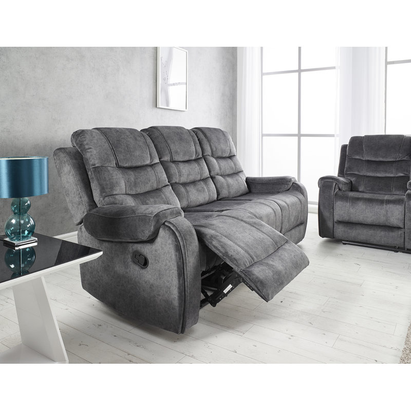 Axania Upholstered Reclining Sofa, 3