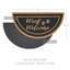 Tapis demi-cercle Alexis Wouf Welcome