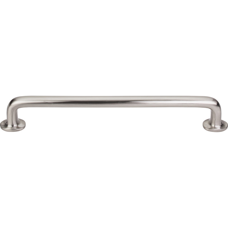 Aspen II Rounded Appliance pull, Brushed Satin Nickel, 18" Center to Center