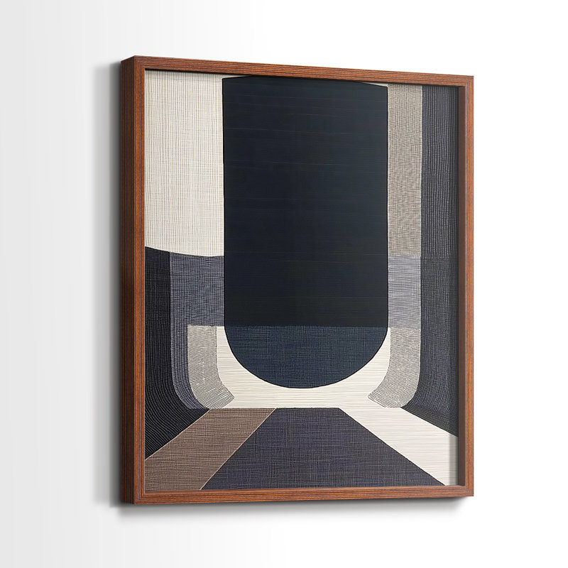 "ABSTRACT Series DCL XXXIV" par J Paul, Noyer, H 21 po x l 17 po