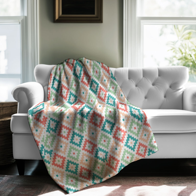 Corail écume de mer - 1 pièce Sherpa Premium, Grand lit