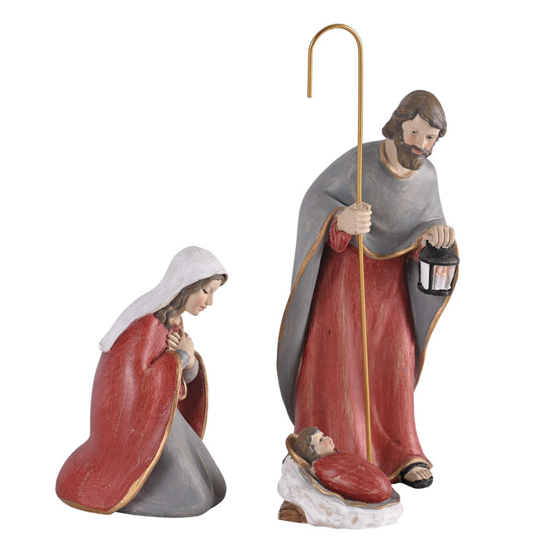Bâton de lanterne de la Nativité de la Sainte Famille 7H