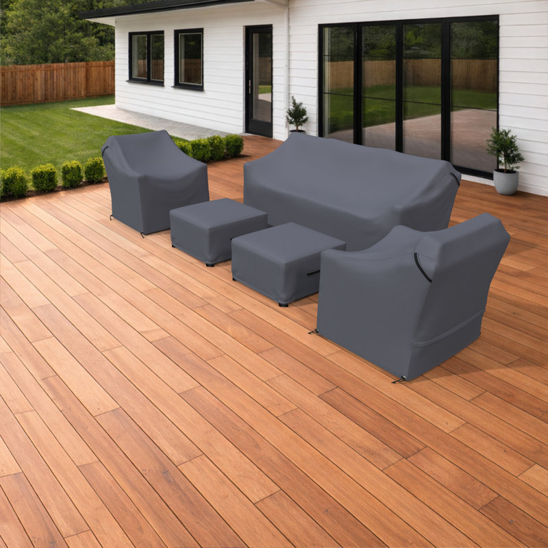 All-Weather Wicker Outdoor Conversation Sets Group Seating Patio Furniture Covers