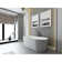 67 Inch Freestanding Solid Surface Soaking Bathtub Matte White 25S16-17PS