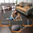 Alithea Hand Woven Flat Weave Kilim Wool Eco-Friendly Area Rugs - Rectangle, Charcoal Color, Plain Solid Design, Low Pile Handmade Area Rugs for Living Room, Bed Room-126643376-126643388