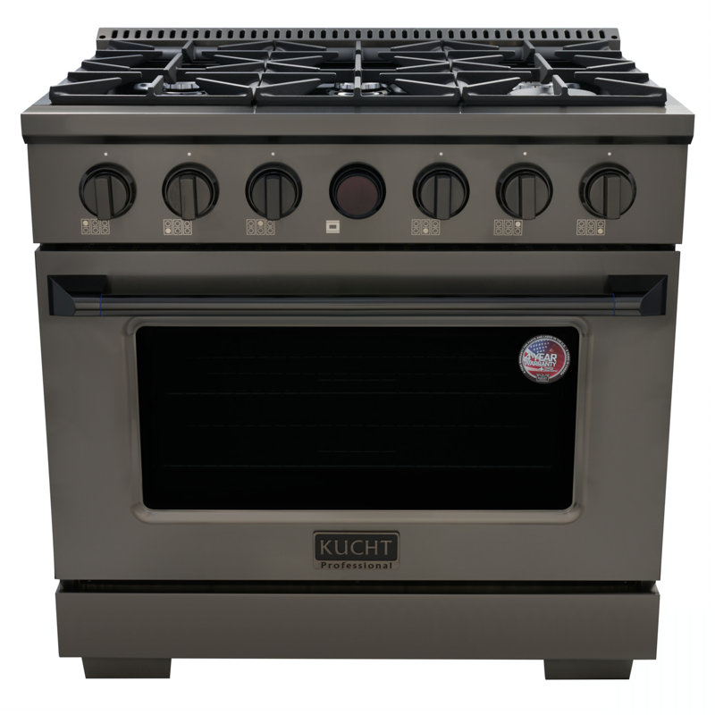 Kucht 36'' W Free Standing Range, Natural Gas