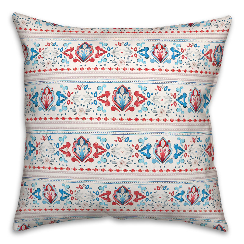 Outdoor Reversible Throw Pillow