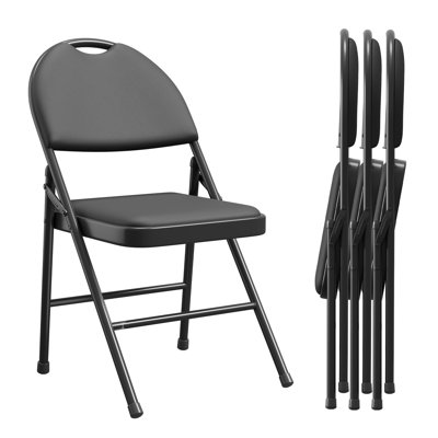 Faux Leather Office Folding Chairs