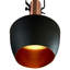 Arlo 1 - Light Black Metal Dome Pendant