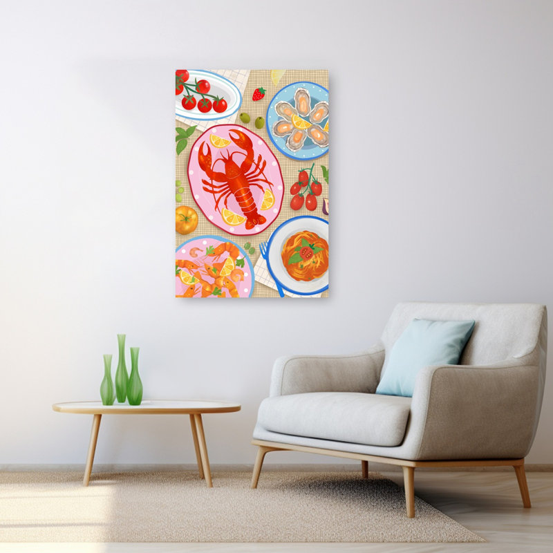 Impression d'art mural italien italien, 48" H x 32" W