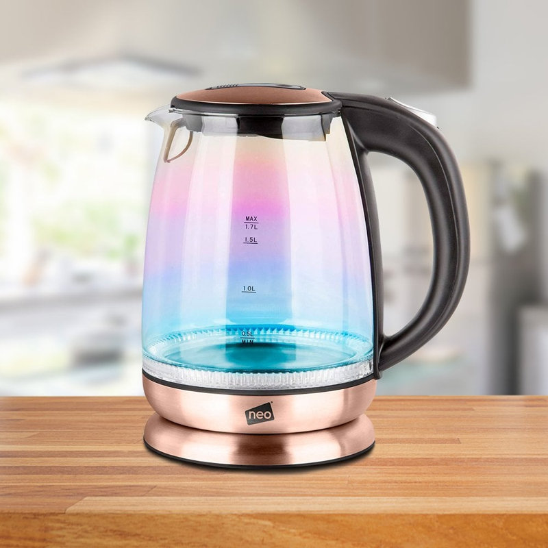 NeoDirect 1.7L Glass Electric Tea Kettle
