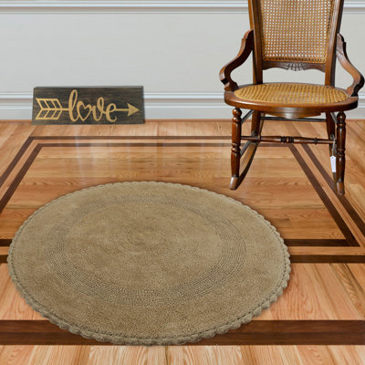 Tapis pour salle de bain réversible 100% coton Jarris