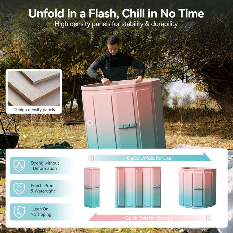 Portable Foldable Ice Bath Tub