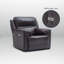 Fauteuil inclinable en cuir véritable 36 po à double puissance avec appui-tête et repose-pieds réglables, 2 options de couleurs-1140926538