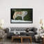 «Gray Wolf in Snow», impression sur toile-33109374-72397807-72397808