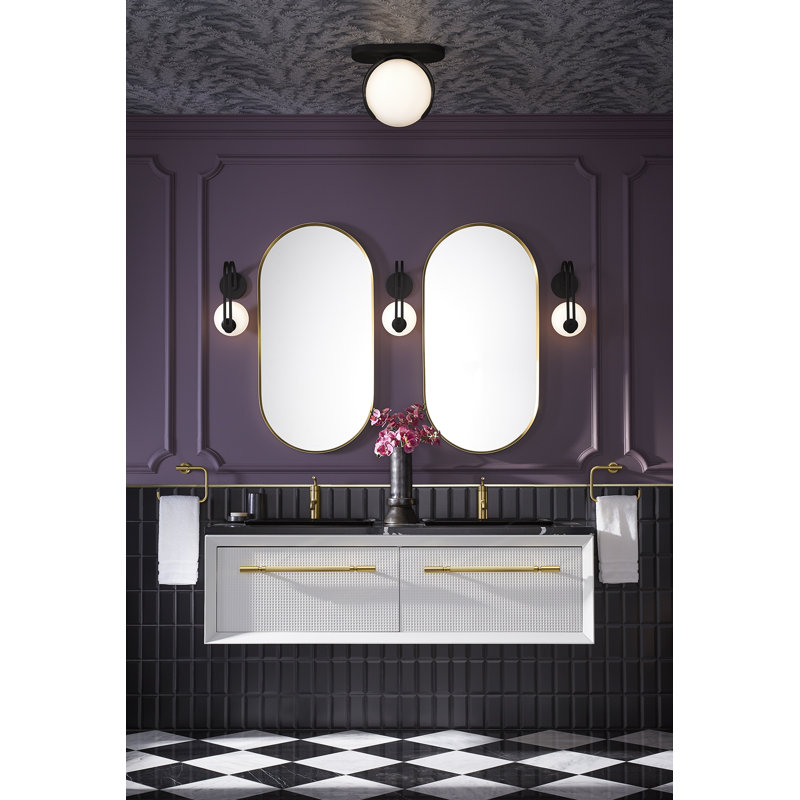 Kraga™ 1 - Light Flush Mount, Matte Black