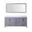 Meuble-lavabo double spacieux avec comptoir en quartz et grand miroir-110822081
