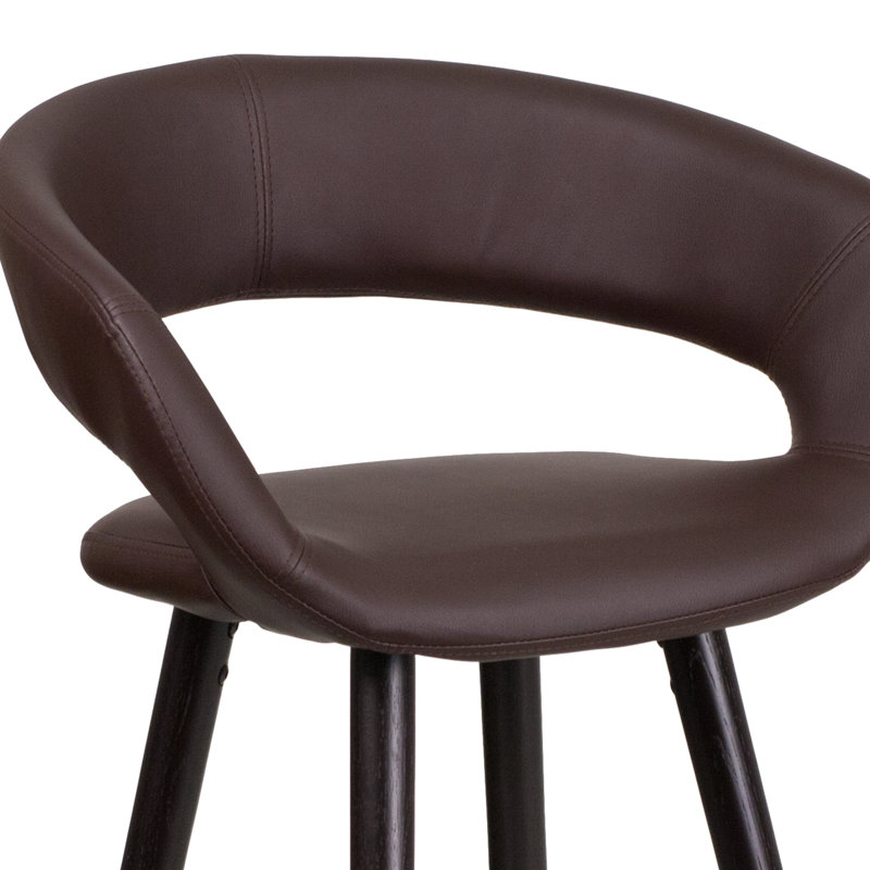 Tabouret de comptoir de 24 po Palafox, Brun, Tabouret de comptoir (assise de 24 po de hauteur)