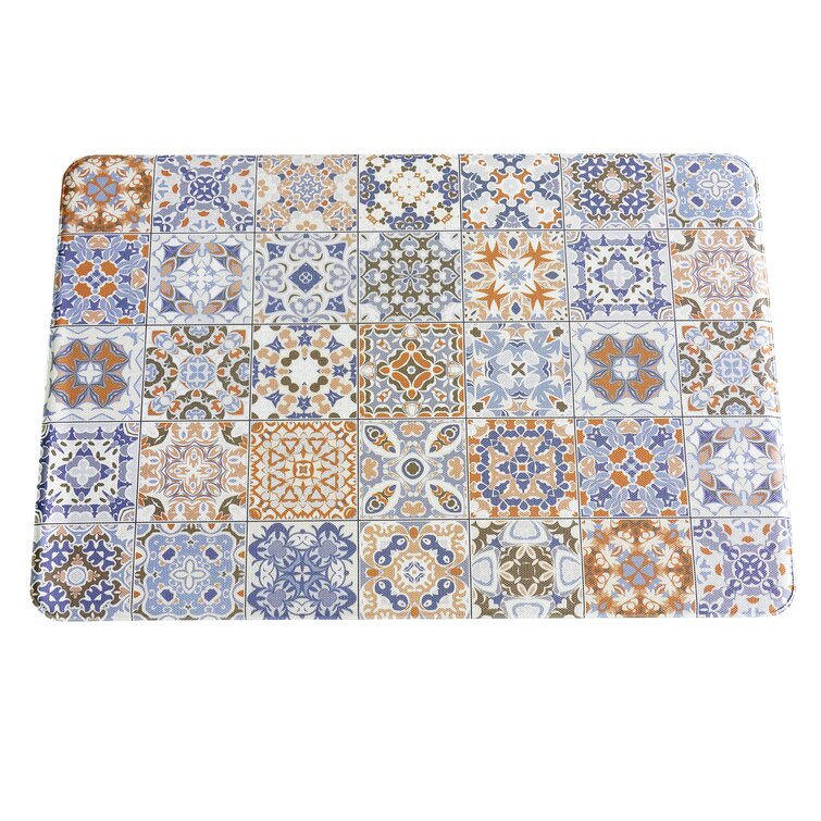 Vintage Tile Anti-Fatigue Kitchen Floor Mat