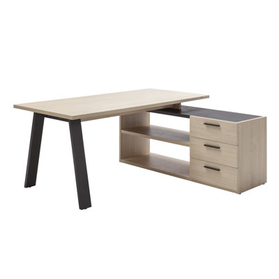 Davinci L-Shaped Computer Desk