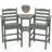 Tall Adirondack Chairs With Removable Double Connecting Trays (Set Of 2)-253257048