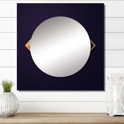 Marshanna - miroir mural géométrique moderne pour salle de bain